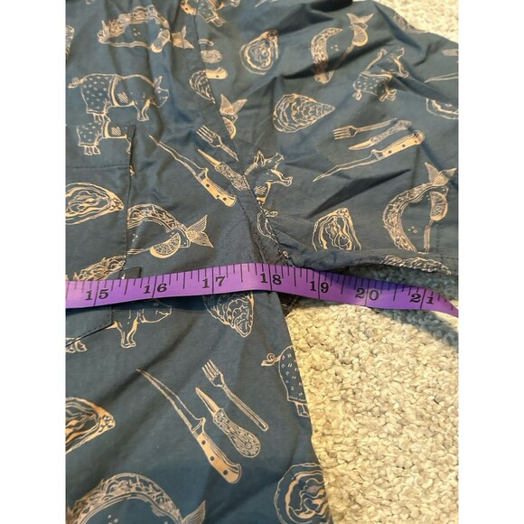 beach & barn button down shirt Surf 'n‎ Turf Woven Shirt Seafarer - size Small - Picture 6 of 8